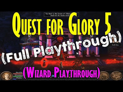Quest for Glory 5 Dragon Fire (Wizard | Full Playthrough)