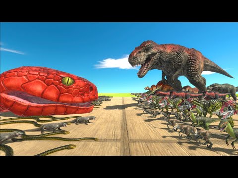 Reptiles Revolt - Defeat the Dinosaur King | Animal Revolt Battle Simulator