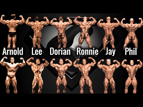 Arnold vs Lee Haney vs Dorian Yates vs Ronnie Coleman vs Jay Cutler vs Phil Heath