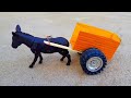 How To Make Donkey Cart With Cardboard And Woods Mini Donkey Cart Woodworking Projects