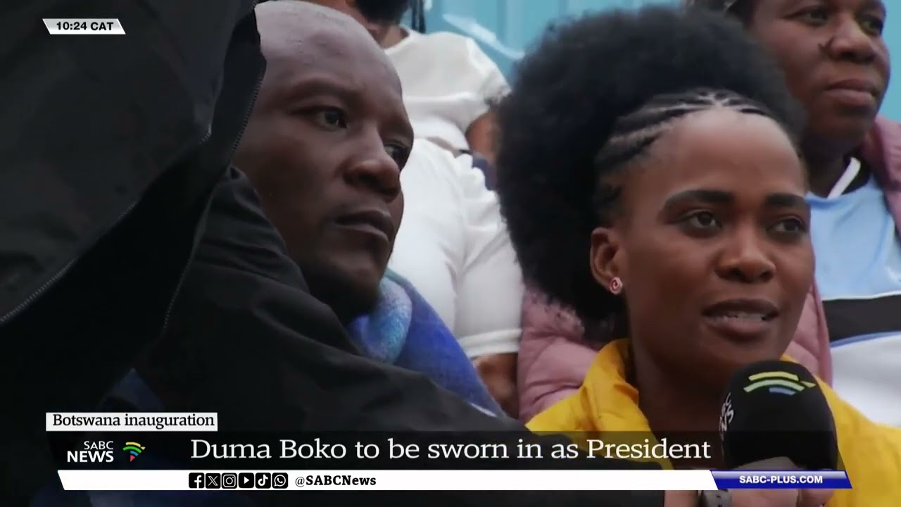 Botswana Inauguration | Duma Boko to be sworn in, Batswana express their excitement