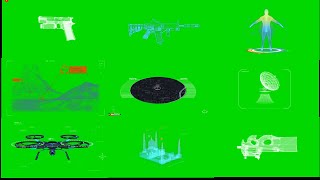 Green Screen Footage Digital Hologramm Free (Digit