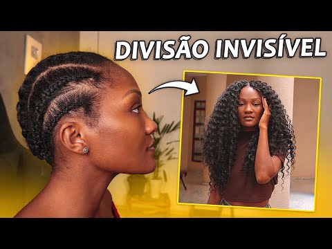 CROCHET BRAIDS CACHEADO COM DIVISÃO INVISÍVEL