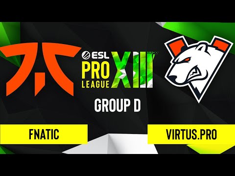 CS:GO - Fnatic vs. Virtus.pro [Train] Map 1 - ESL Pro League Season 13 - Group D