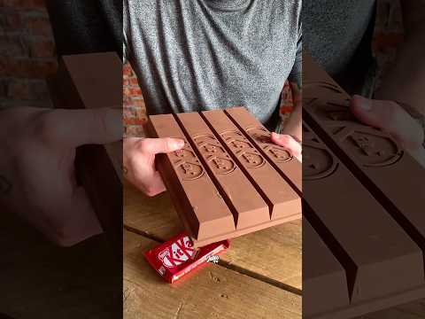 Giant KitKat Chocolate Bar | ASMR