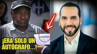 BARRENDERO HUMILDE PIERDE SU EMPLEO tras pedir un autógrafo a Nayib Bukele y el final es increible!