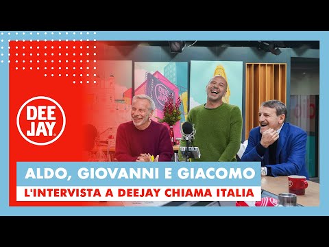 Aldo, Giovanni, and Giacomo on Deejay Chiama Italia: "We started at Radio Deejay."