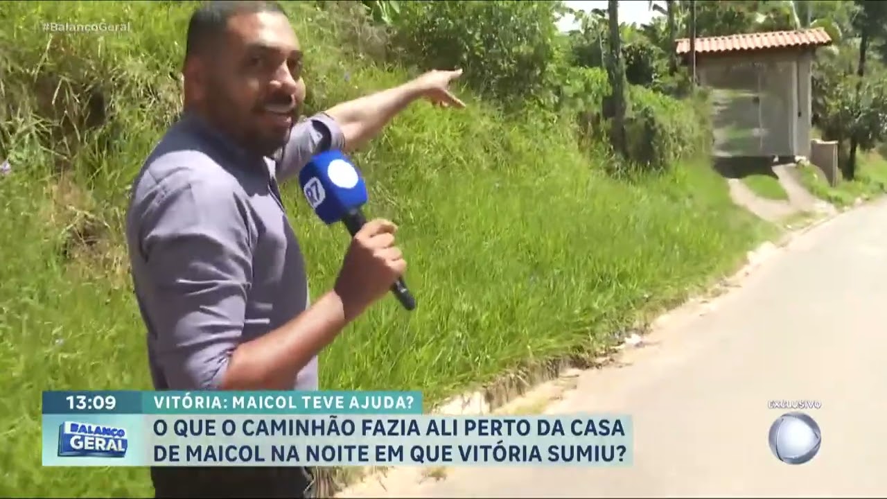 Caso Vitória: Veja local onde Caminhão estava na noite que a jovem sumiu. O que ele fazia ali?