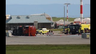 Richmond Fuel Tanker Rollover at YVR