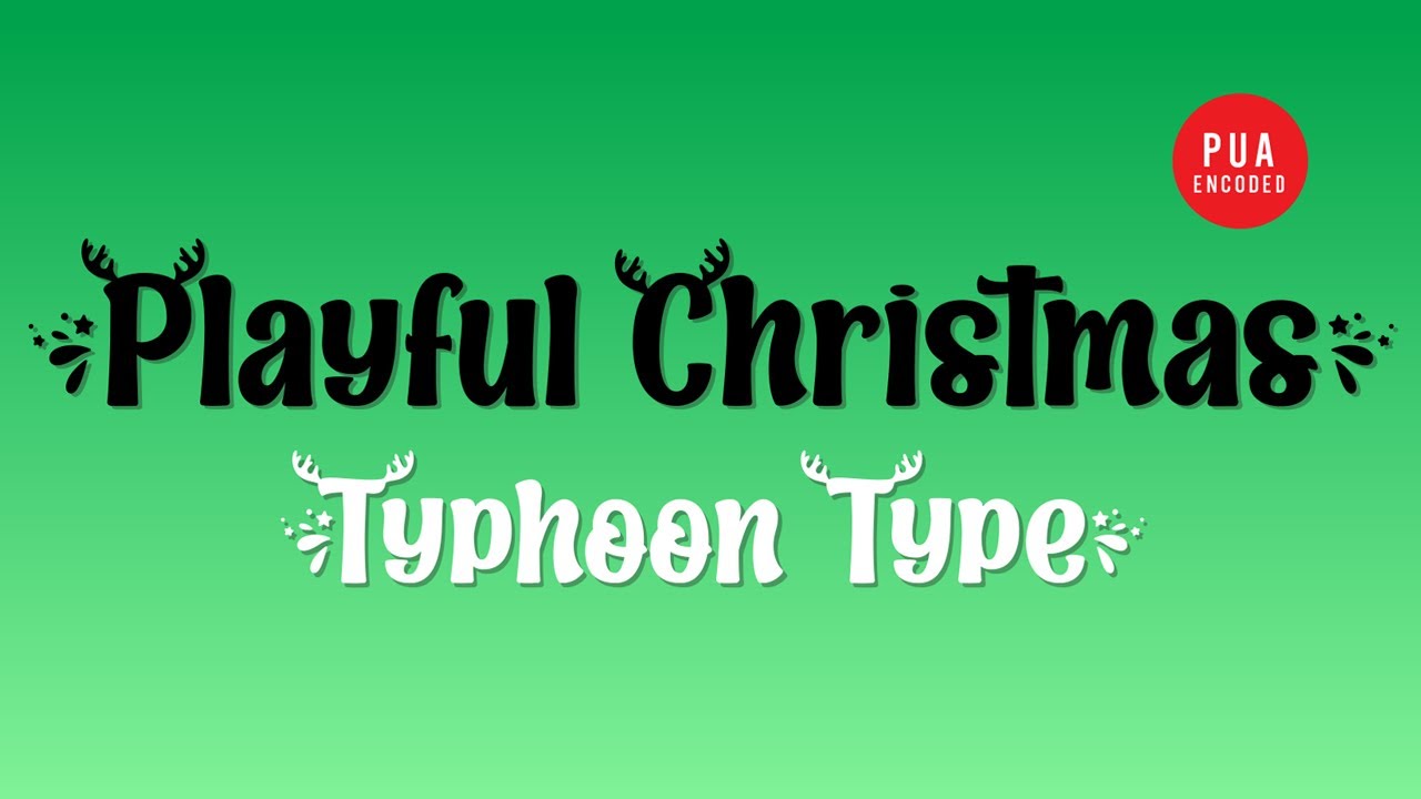 How to get Alternate Glyph & Splashes on Playful Christmas font with Illustrator (PUA encoded)