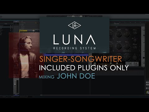 Complete Mix - Singer/Songwriter (John Doe) using UAD's Included Plugins