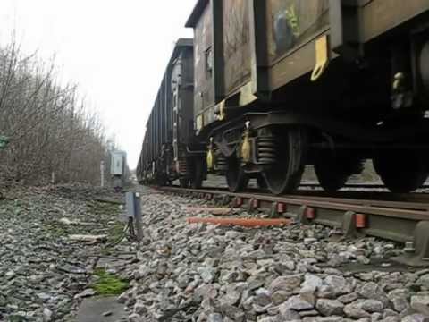 Class 56 ( 56301 on 6Z56 Chaddesden Sidings to Spondon Sidings 12-01-2013)