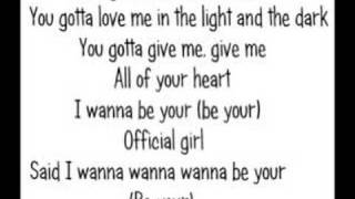 Cassie - Official GIrl(NOT ft Lil Wayne) (with lyrics)