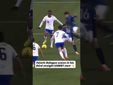 And it was the winner in the USMNT's 2-1 win against Paraguay 🎆