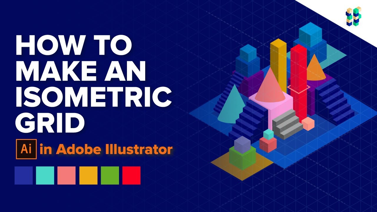 Isometric Design Tutorial: How to create isometric grid and isometric shapes