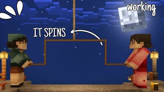 Mincraft how to make (squid game) working deadly jump rope