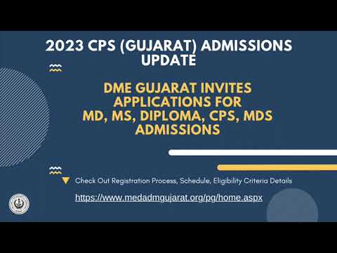 2023 CPS (Gujarat) Admissions Update