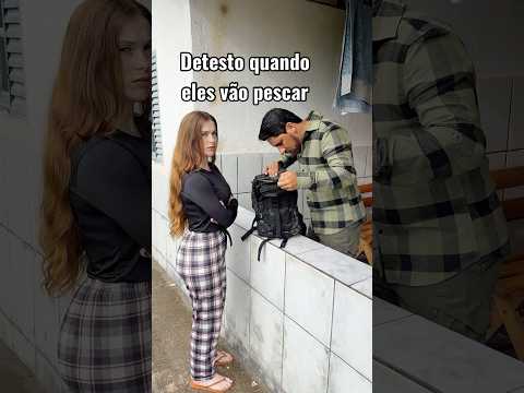 Fábio e Vinicios amam ir pescar e se arriscam muito #vlog #pescaria #familia #humor #aventura
