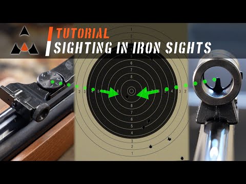 Sighting In Airguns with Iron Sights