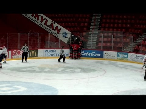A-Ässät-HIFK 7.1.2016. Tommi Laakson 4-2 maali !!!!