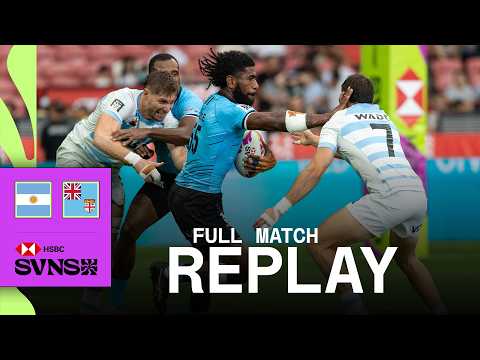 EPIC semi-final battle 🥊 | Argentina v Fiji | HSBC SVNS Singapore 2025 | Full Match Replay