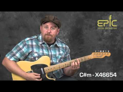 Learn modern country guitar song lesson Somebody like You by Keith Urban chords rhythms licks