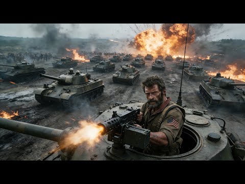 Intense war film: Powerful tank forces attack—yet hit bomb traps, nearly wiped out!