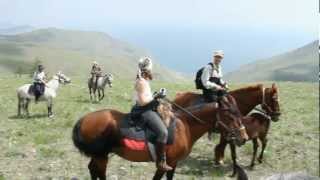 preview picture of video 'Байкал - конный поход.Horse ride in russia http://www.horsebaikaltour.com/'
