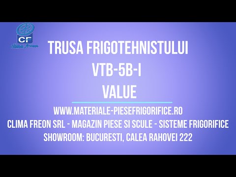 Trusa Frigotehnistului VTB-5B-I  VALUE - www.materiale-piesefrigorifice.ro