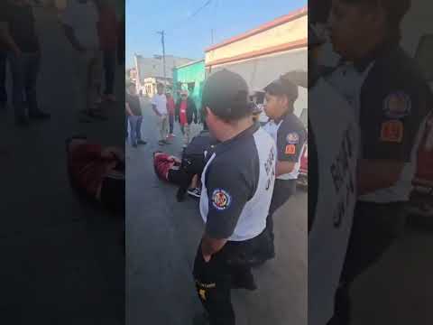 Santa Cruz del Quiché, colisión de motorista y  mototaxi.