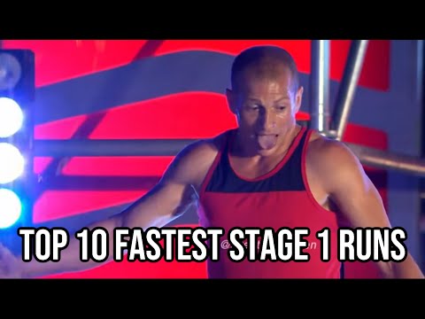 Top 10 Fastest Stage 1 Runs | American Ninja Warrior