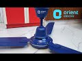 Orient Electric Apex-FX Ceiling Fan 1200mm Unboxing And Installation