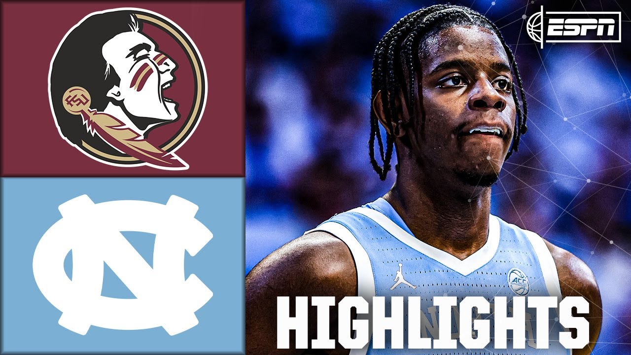 Florida State Seminoles vs. North Carolina Tar Heels | Full Game Highlights | ESPN CBB