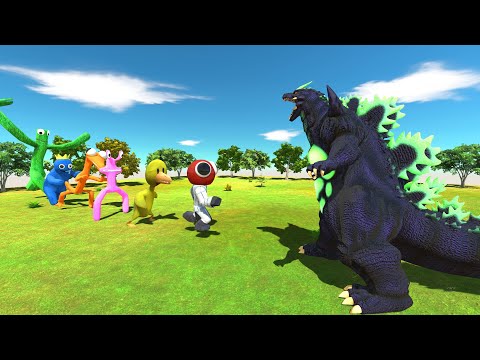 Super Godzilla vs X6 Rainbow Friends - Animal Revolt Battle Simulator