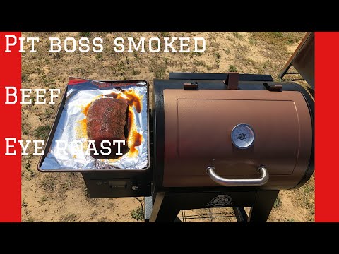 How to smoke a beef eye round roast on the pellet...