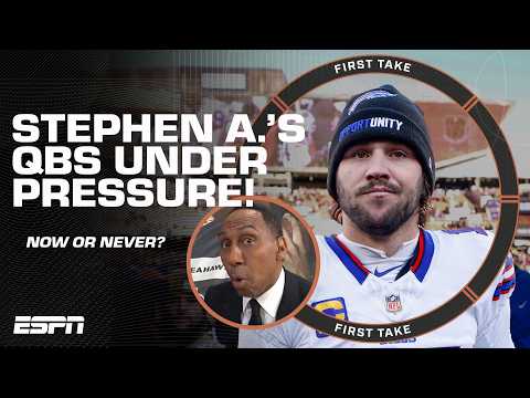 THE TIME IS NOW for Josh Allen & the Bills 🗣️ Stephen's QB-themed A-List ✍️ | First Take