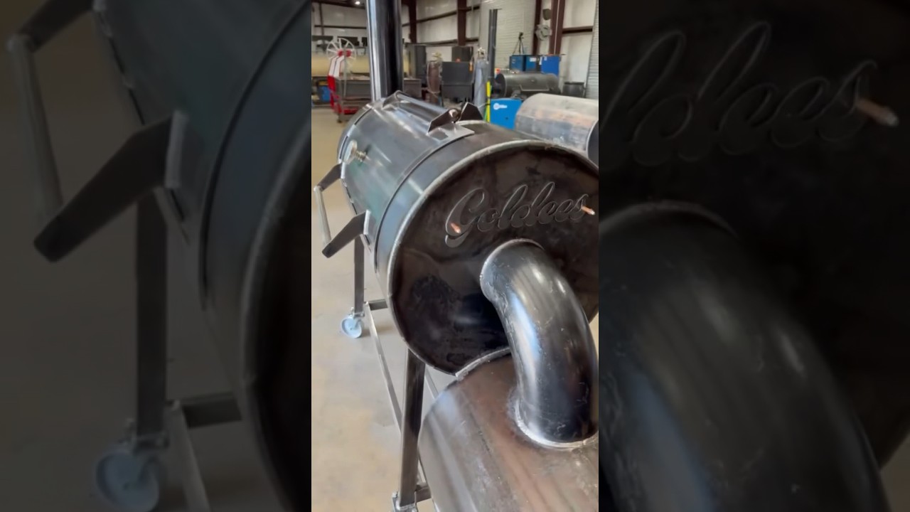 Goldee’s Backyard Smoker Close-Up - M&M BBQ Co.