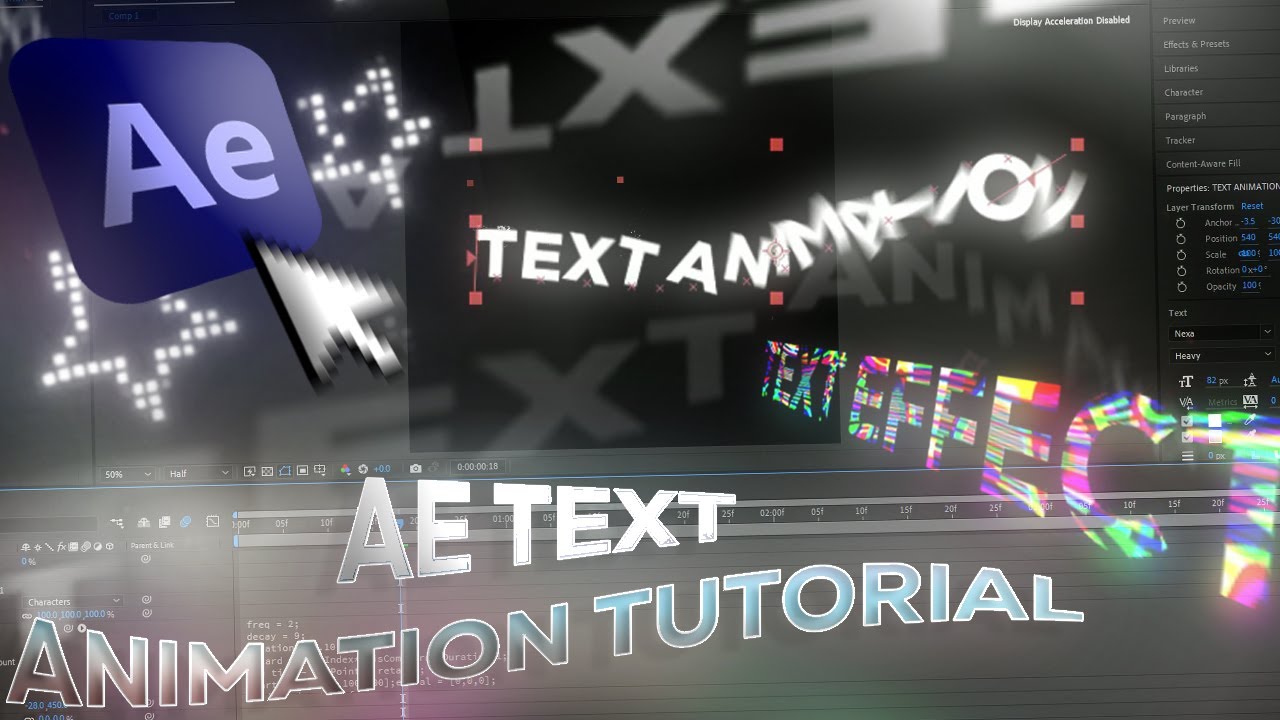 Text Animations & Effects Tutorial | After Effects