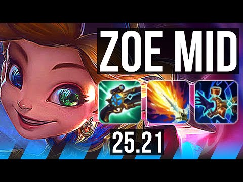 ZOE vs YASUO (MID) | KR Master | 25.21