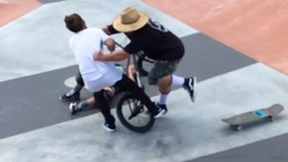 Dad Assaults BMX Rider After Colliding With Son
