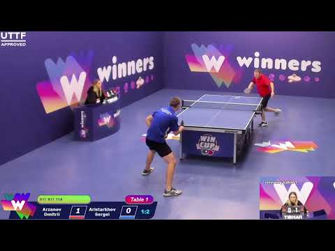 WINners CUP table 1  08.12  Arzanov Dmitrii - Aristarkhov Sergei  22:30