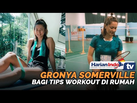 Pebulutangkis Cantik Gronya Somerville Bagikan Tips Workout di Rumah