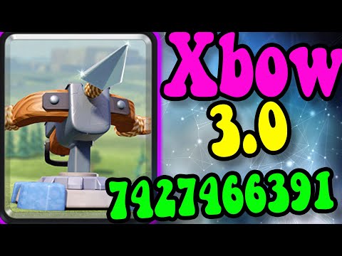 7427466391 best  Xbow cycle deck 👈 74 xbow deck Clash Royale