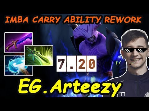 EG.Arteezy - [Faceless Void] SAFELANE IMBA CARRY TIME LOCK Ability rework 7.20 | Dota2 Rank