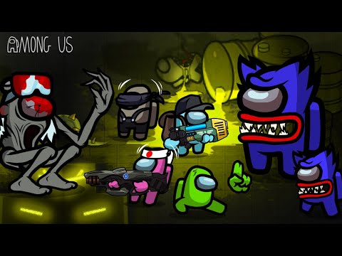 Among Us Zombie Ep 86 SCP-096 and Huggy Wuggy BOSS - Animation