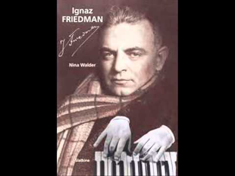 Ignaz Friedman plays Friedman 5 Waltzes op.51