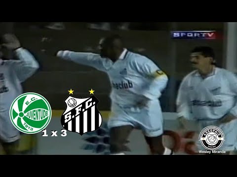 Juventude 1 x 3 Santos - 24/05/2000 - Melhores Momentos - Narração: Jota Junior