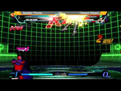 VSFighting III - UMVC 3: Spartan Throne Vs Cheech Wizard (Losers Quarters)