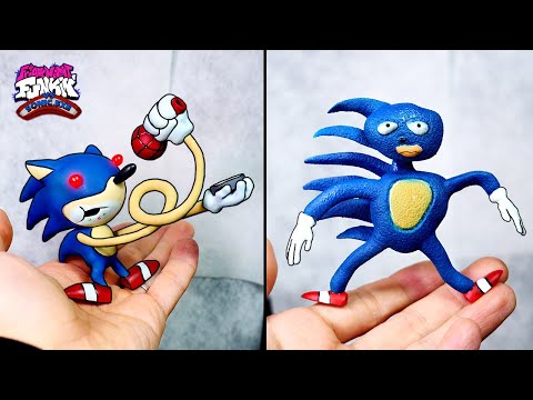 [FNF] Making Sunky and Sanic Sculpture Timelapse [VS SONIC.EXE]-Friday Night Funkin' Mod Super Sonic