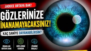 Gözlerinize İnanamayacaksınız! 😳 Sadece Ortaya Bakın(illusion)
